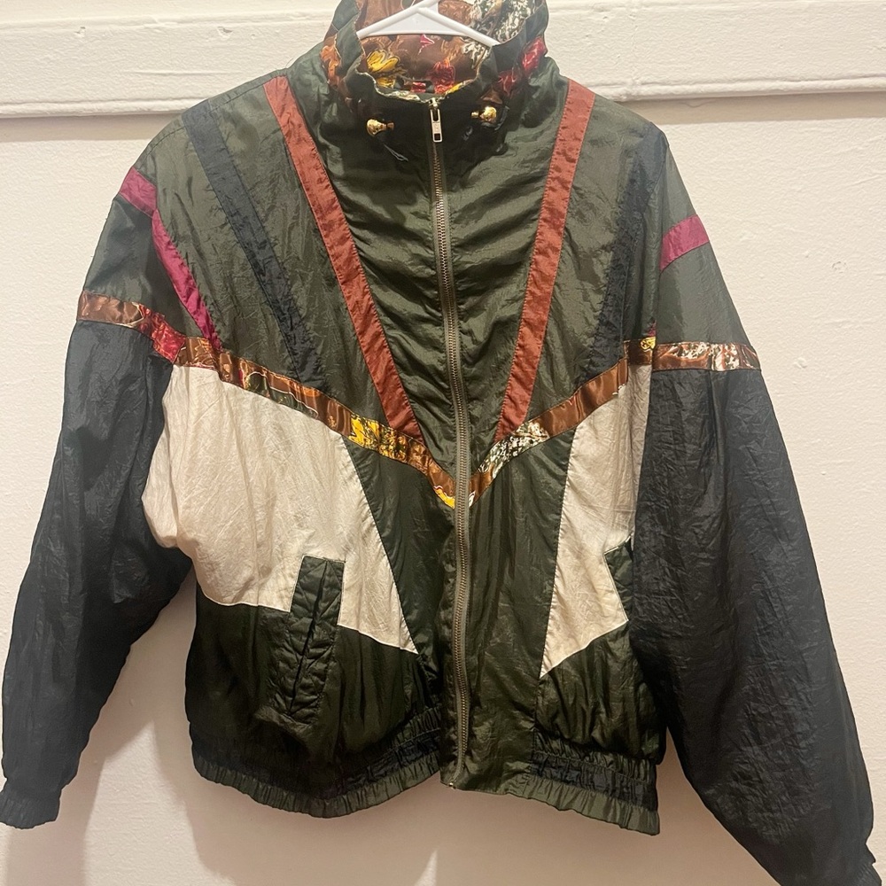 Vintage Windbreaker Bomber Jacket